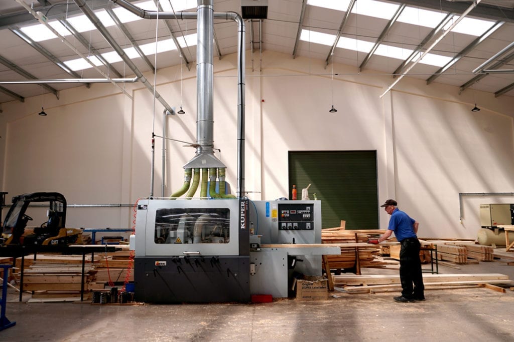 Kuper planer molder at Hales Sawmills