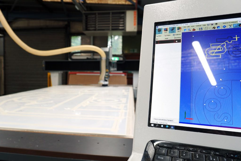 Kimla BPF Replaces Three CNC Routers for GeeTee Signs