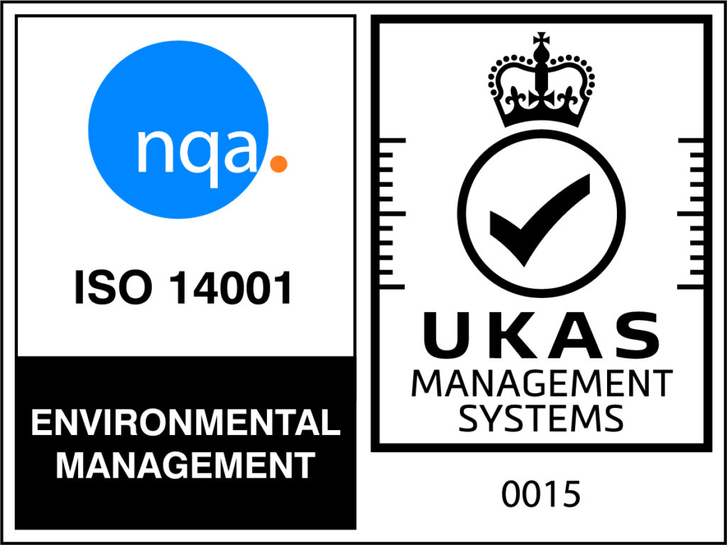 ISO 14001:2015 accreditation logo