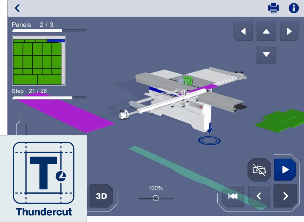 SCM Thundercut optimisation app
